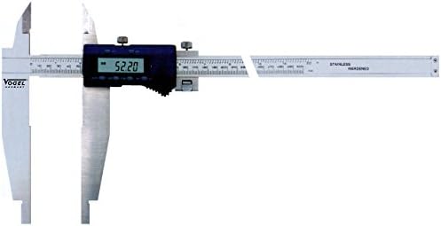 LCD Digi Workshop Caliper 600x0,01mm/jaw length 150 mm, with tips, with fine adjustm, with ABS- and Pre-Set-Mode, battery 3V (CR2032), CE, operation manual, plastic box