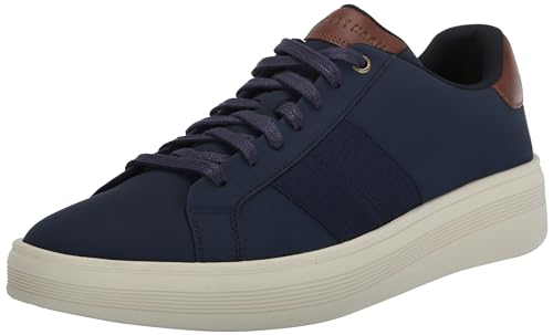 Cole Haan Men's Grand Crosscourt Premier, Marine Blue/Woodbury/Ivory, 7-W US Image