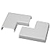 Legrand Wiremold NMW6 Nonmetallic Plastic Raceway for Extending Power, Flat Elbow, White (1 Pack)