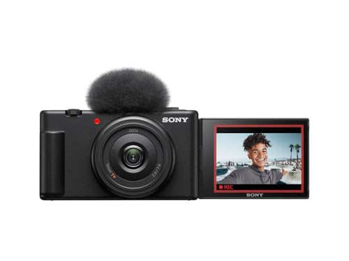 Sony ZV-1F Vlog-Kamera, 20,1 MP, 4K Video, 20 mm Weitwinkel, Touchscreen