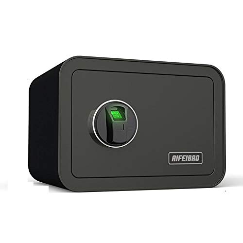 AIFEIBAO Biometric Fingerprint Locker Safe Deposit Box AntiTheft 35CM