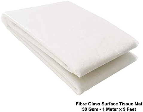 Fiberglass Surface Tissue (30 GSM | 0.9 Oz/yd²) (39" x 9 Feet | 3 Yard)