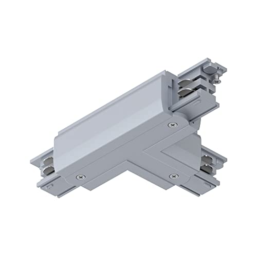 Paulmann 91376 Schienensystem ProRail3 Verbinder T-Stück Links 167,5x101mm max. 3.680W Silber Schienensysteme Deckenschiene Metall, Kunststoff