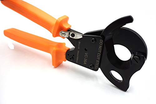 Ratchet Cable Cutters,Aluminum Copper Wire Cutters for Cutting electrical wire as Ratcheting Wire Cut Hand Tool (300mm2) - Thumbnail 7