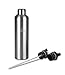 Insulated Stainless Steel Water Bottle 32 Ounce Straw flip top and Sports Cap with Clip | Sweat and Leak Proof, BPA-Free, Stays Cold 24 hrs/hot 12 hrs | Double Walled Thermo Vacuum Drinking Flask