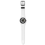 Swatch Originals Black Ghost Skeleton Dial Plastic Mens Watch SUOK107