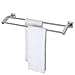 Alise Bath Double Towel Bars Towel Racks for Bathroom,Wall Mount Towel Holder Heavy Duty SUS304 Stainless Steel Towel Hanger Towel Rail,Brushed Nickel,24 Inch