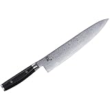 嵐(Ran) シェフナイフ (牛刀) 255mm 【33層ダマスカス鋼・カンバスマイカルタ柄】 36010