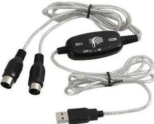 LiDiVi USB IN-OUT MIDI Interface Converter for PC Laptop Mac