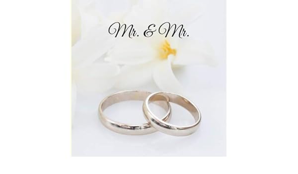 Mr Mr Wedding Renewal Of Vows Guestbook For 150 Guests To Write Wishes And Contact Info Wedding Rings Guest Books Enchanted Unions 9781657347557 Books Amazon Ca