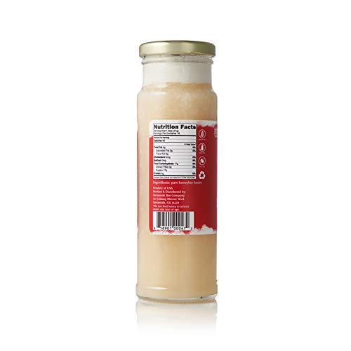 Savannah Bee Winter White Honey in 12 oz Tower Jar - Thumbnail 3