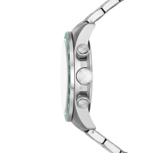 Fossil Autocross Men's Watch, Multifunction Quartz Movement with Stainless Steel or Leather Strap