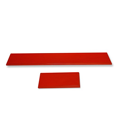 Flashtech 13 Inch LED Off Road Light Bar Combo Driving Fog Light Colored Lens Cover – Red