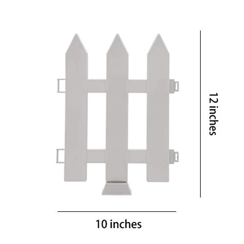 image for WAREORIGIN Christmas Xmas Tree Fences - White Pickets Decorative Indoo
