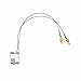 Pocaton U.FL IPEX MHF4 to RP-SMA 0.81mm RF Pigtail Cable Antenna for NGFF/M.2 7260NGW 8260NGW 8265NGW WiFi Wireless Router Pack of 2