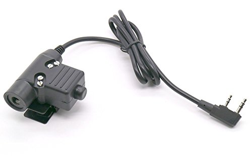 WishRing Z-tactical U94 PTT Military Adapter Mobile Version PTT for Kenwood Radio 2 PIN