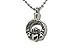 Lauren Annabelle Studio Cremation Jewelry Claddagh in Circle Irish Celtic Urn Stainless Steel Ashes Pendant Necklace Men Women