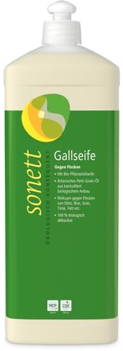 Sonett Gall Soap: for Versatile Stain Removal, with Organic Plant Oil soap, 100% Biodegradable, 1 Litre