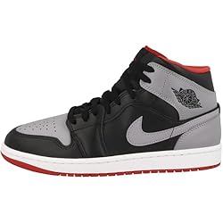 Nike Air Jordan 1 Mid Men's Shoes Black/Cement