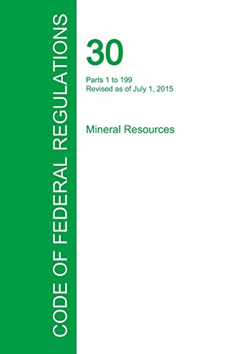 Code of Federal Regulations Title 30, Volume 1, July 1, 2015: Office of