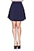 Dani's Choice Textured High Waist Flared Skater Mini Skirt
