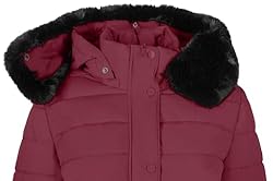 BodiLove Women's Winter Quilted Puffer Short Coat
