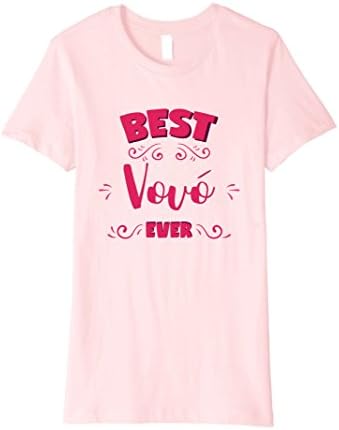 Womens Best Vovo Ever T Shirt Best Grandma In Portuguese Large Pink