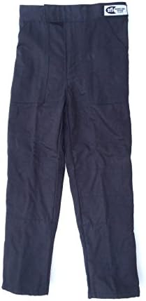 Fire Suit Racing Pants Single Layer SFI-1 4X-Large Black Peak Racing Equipment