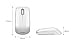 Perixx PERIDUO-710 Wireless Compact Keyboard and Mouse Combo Set, Membrane Chiclet Keys with Numeric Keypad, Piano White, US English Layout