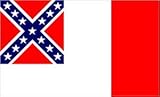 3rd Confederate Flag 3x5 NEW 3 x 5 Civil War Banner