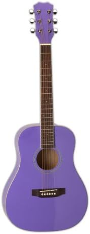 Stony River SRMD1 PUR Mini-Dreadnought Acoustic Guitar, Purple