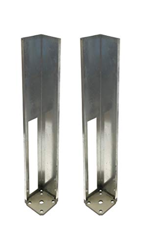 Vinyl Fence Concrete/Wood Post Mount Tower with Mounting Kit (4"x4"x48" (2 Pack)) - Thumbnail 4