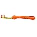 TIHOOD Three Sided Pet Toothbrush Dog Brush Addition Bad Breath Tartar Teeth Care Dog Cat Cleaning Mouth (Blue and Orange)