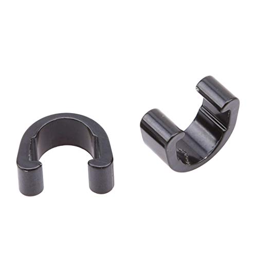 YouCY C-Clips Buckle Bike Accessories - Bicycle Line Pipe Tubing Fixed Buckle - Cable Derailleur Clamps Housing Clasps,Black