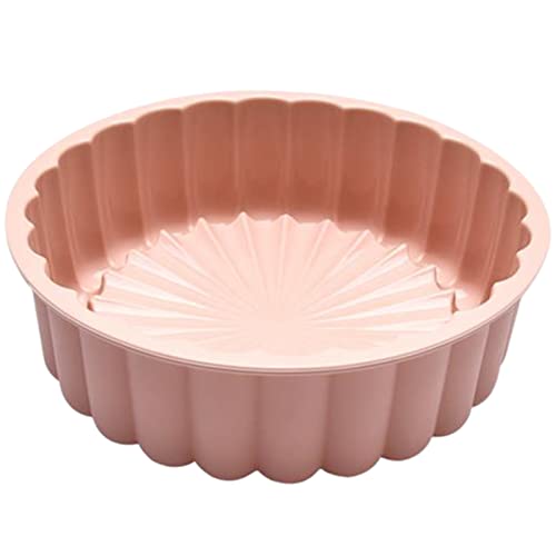 Silicone Cake Mold, VALINK Silicone Round Cake Stencil Petal Shape for Jello,gelatin, Silicone Baking Molds for Cakes, Round Baking Pan, Bpa Free Bakeware