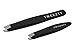 Slant Tweezers,Set of 2 Professional Stainless Steel Slant Tip Tweezer, 1] A Regular size Tweezer 2] A travel size Tweezer With a clear carry tube.