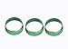 Audio Air Conditioning Button Cover Decoration Twist Switch Ring Trim for Jeep Wrangler JK JKU Patriot 2011-2018, Compass 11-16, Liberty 08-12, Dodge Challenger 08-14 Interior Accessories (Green)