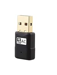 Yizhet - Adaptador USB WiFi (USB 3.0, 1200 Mbps, doble banda (2,4 GHz, 300 Mbps, 5,8 GHz, 867 Mbps) 802.11ac con antenas externas de 5 dBi