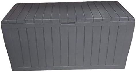 XFACTOR DEAL LIMITED Garden Lawn Plastic Cover Patio Storage Outdoor Box Cushion Toy Chest Container Furniture Indoor Garage Accessories Tools Store Weatherproof Deck Box &E Book.