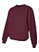 Hanes 90/10 Cotton/Polyester 10.2oz. Ultimate Cotton - Crewneck, Large-Maroon