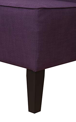 Pulaski Blackberry Purple, 24.00" W x 28.70" D x 32.00" H Slipper Accent Chair