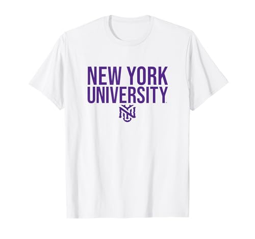 New York University NYU Violets Stacked T-Shirt