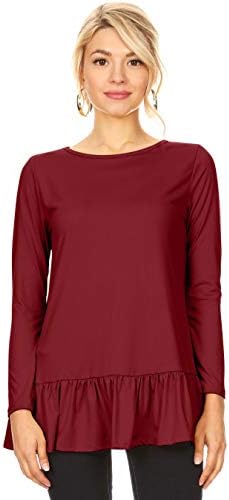 womens red dressy tops