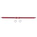 Expandable Spreader Bar Indoor Sport for Home Gyms Gift Set (Frosted Red)