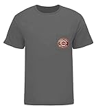 Harley-Davidson Mens Finest B&S Short Sleeve Chest Pocket T-Shirt, Smoke Gray