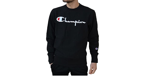 Champion Sudadera para Hombre Negro 215169KK001: Amazon.es: Ropa