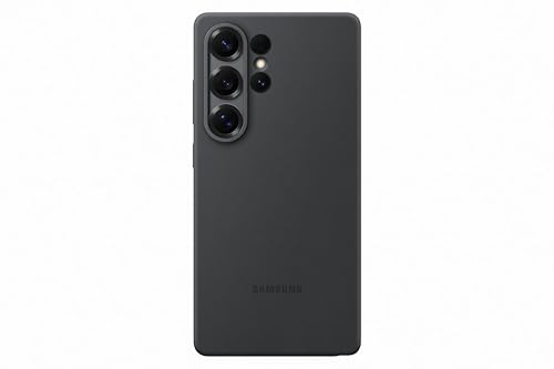 Samsung Silicone Smartphone Case EF-PS938, Hülle für das Galaxy S25 Ultra, Handy-Hülle, Silikon, Schutz Case, stoßfest, dünn und griffig, Schwarz