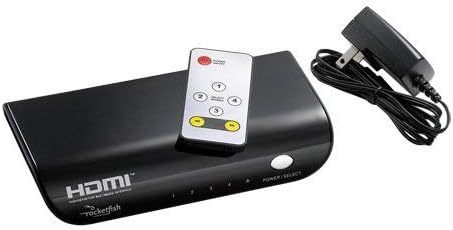 Amazon Com Rocketfish 1080p 4 Port Hdmi Switch Switcher W Remote Electronics
