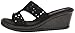 Skechers Cali Women's Rumblers Urban Static Wedge Sandal,Black Cutout,8 M US