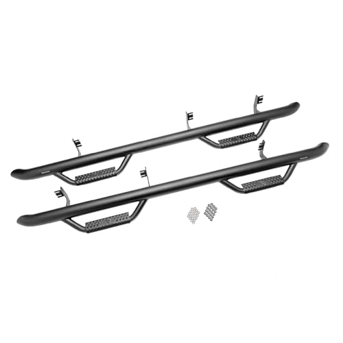RealTruck Nerf Steps for Toyota 4Runner | Wheel-to-Wheel, Heavy Duty Steel, Tex…